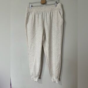 3/$15 Athletic Works Cream Jogger Sweatpants